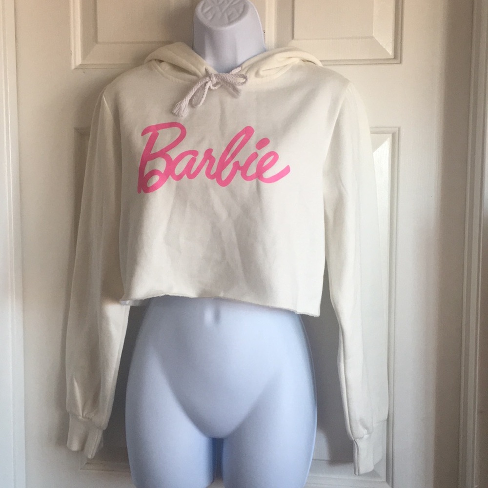 Cropped Barbie hoodie